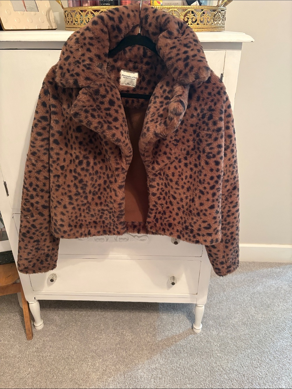 Abercrombie & Fitch Leopard Print Jacket